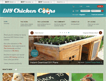 Tablet Screenshot of diychickencoops.com